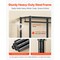 Heavy-Duty Closet Wardrobe Rack 4 Hanging Rods, 10 Adjustable Shelves, 1100 lbs Capacity